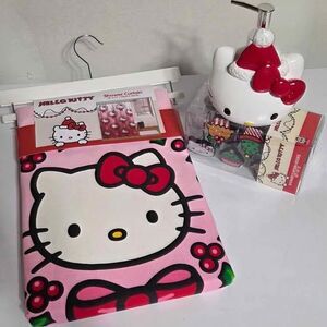 Hello kitty holiday bathroom set